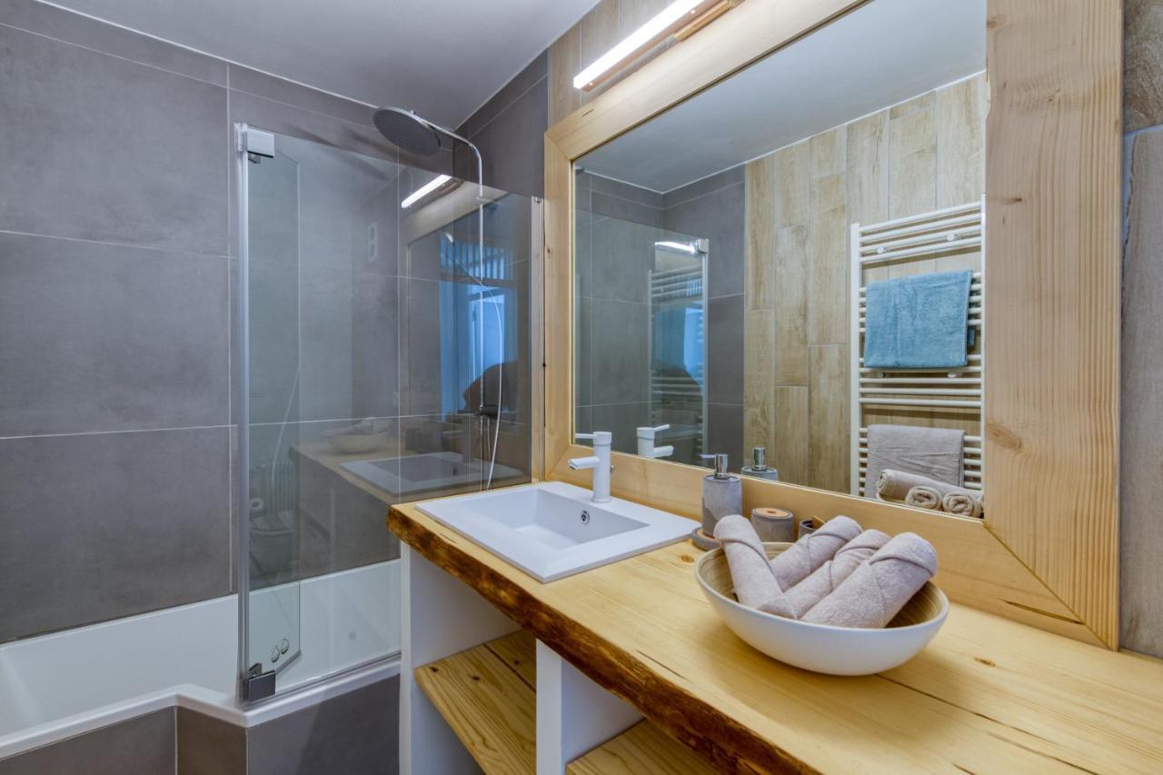 Ferienwohnung Le Petit Balcon Avec Vue Sur Le Mont-Blanc 2 Etoiles Chamonix Exterior foto