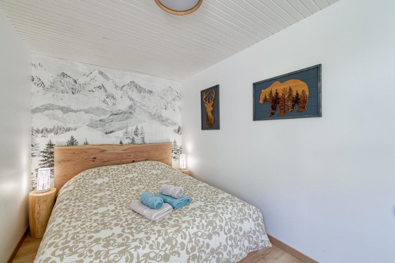Ferienwohnung Le Petit Balcon Avec Vue Sur Le Mont-Blanc 2 Etoiles Chamonix Exterior foto